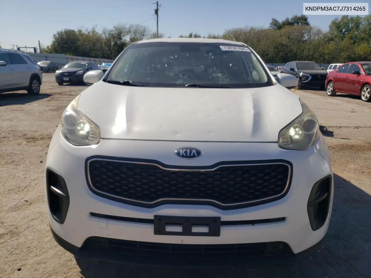 2018 Kia Sportage Lx VIN: KNDPM3AC7J7314265 Lot: 73850764