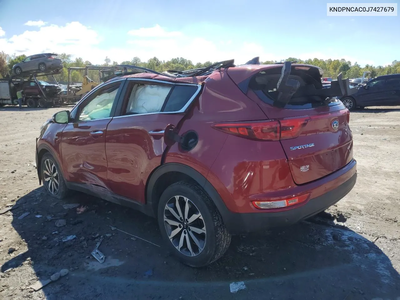 2018 Kia Sportage Ex VIN: KNDPNCAC0J7427679 Lot: 73981034