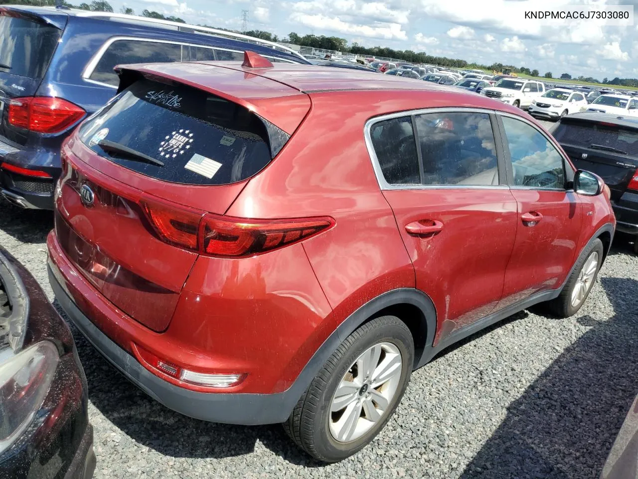 KNDPMCAC6J7303080 2018 Kia Sportage Lx