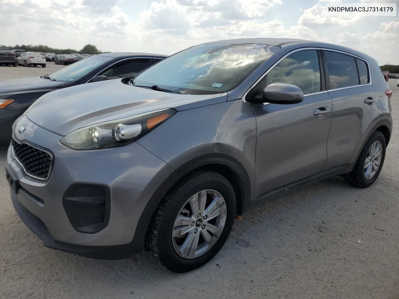 2018 Kia Sportage Lx VIN: KNDPM3AC3J7314179 Lot: 74038644