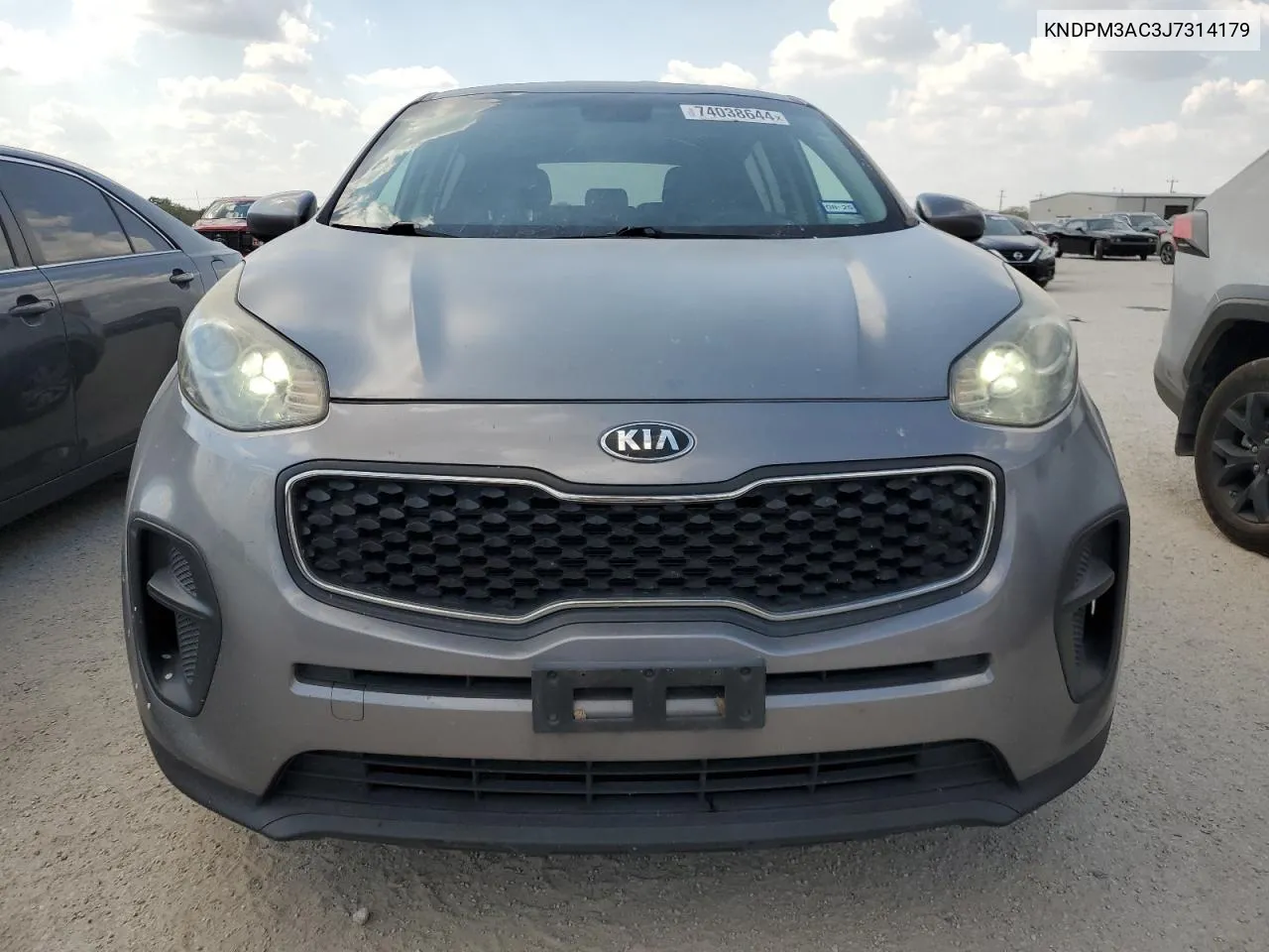 2018 Kia Sportage Lx VIN: KNDPM3AC3J7314179 Lot: 74038644