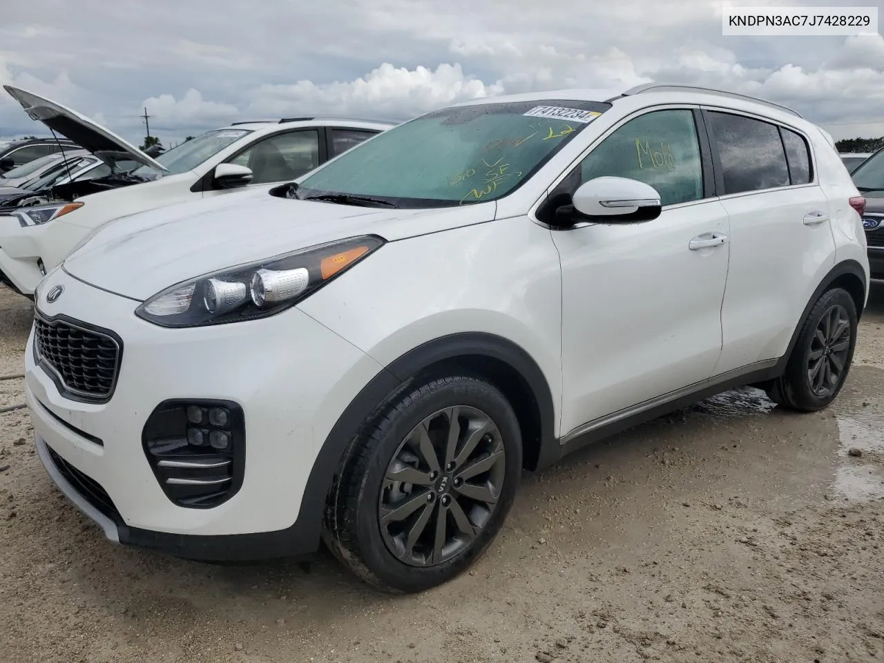 2018 Kia Sportage Ex VIN: KNDPN3AC7J7428229 Lot: 74132234