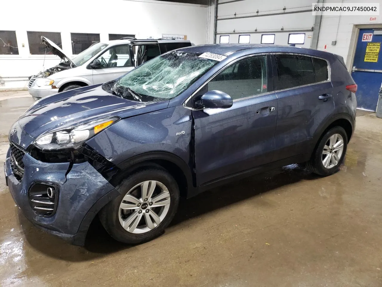 2018 Kia Sportage Lx VIN: KNDPMCAC9J7450042 Lot: 74283084