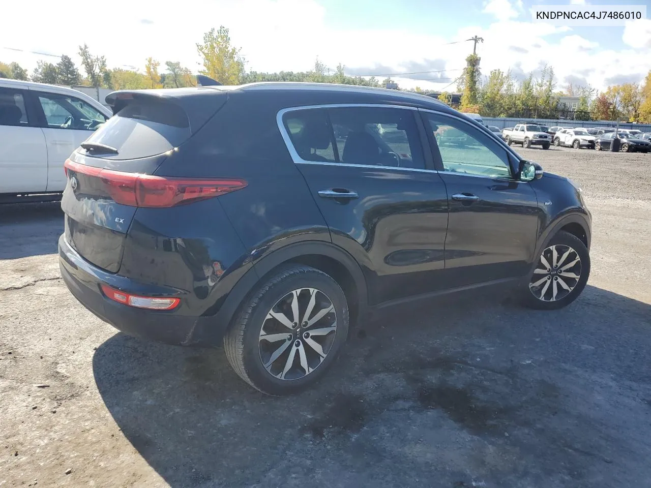 KNDPNCAC4J7486010 2018 Kia Sportage Ex