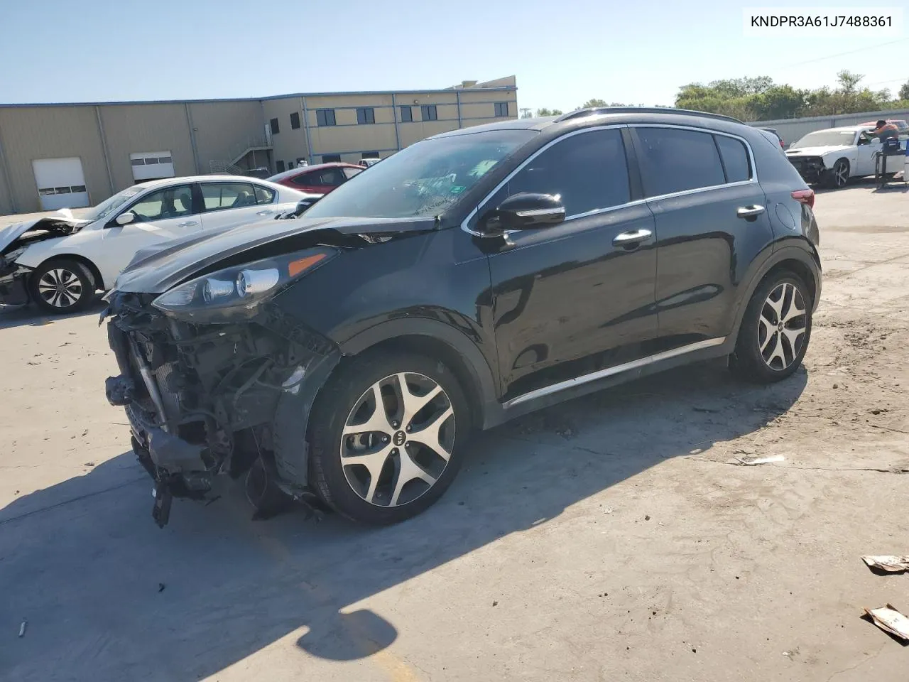 2018 Kia Sportage Sx VIN: KNDPR3A61J7488361 Lot: 74358014