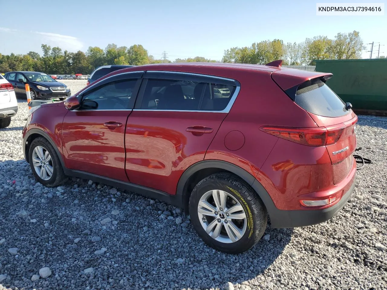 2018 Kia Sportage Lx VIN: KNDPM3AC3J7394616 Lot: 74428484