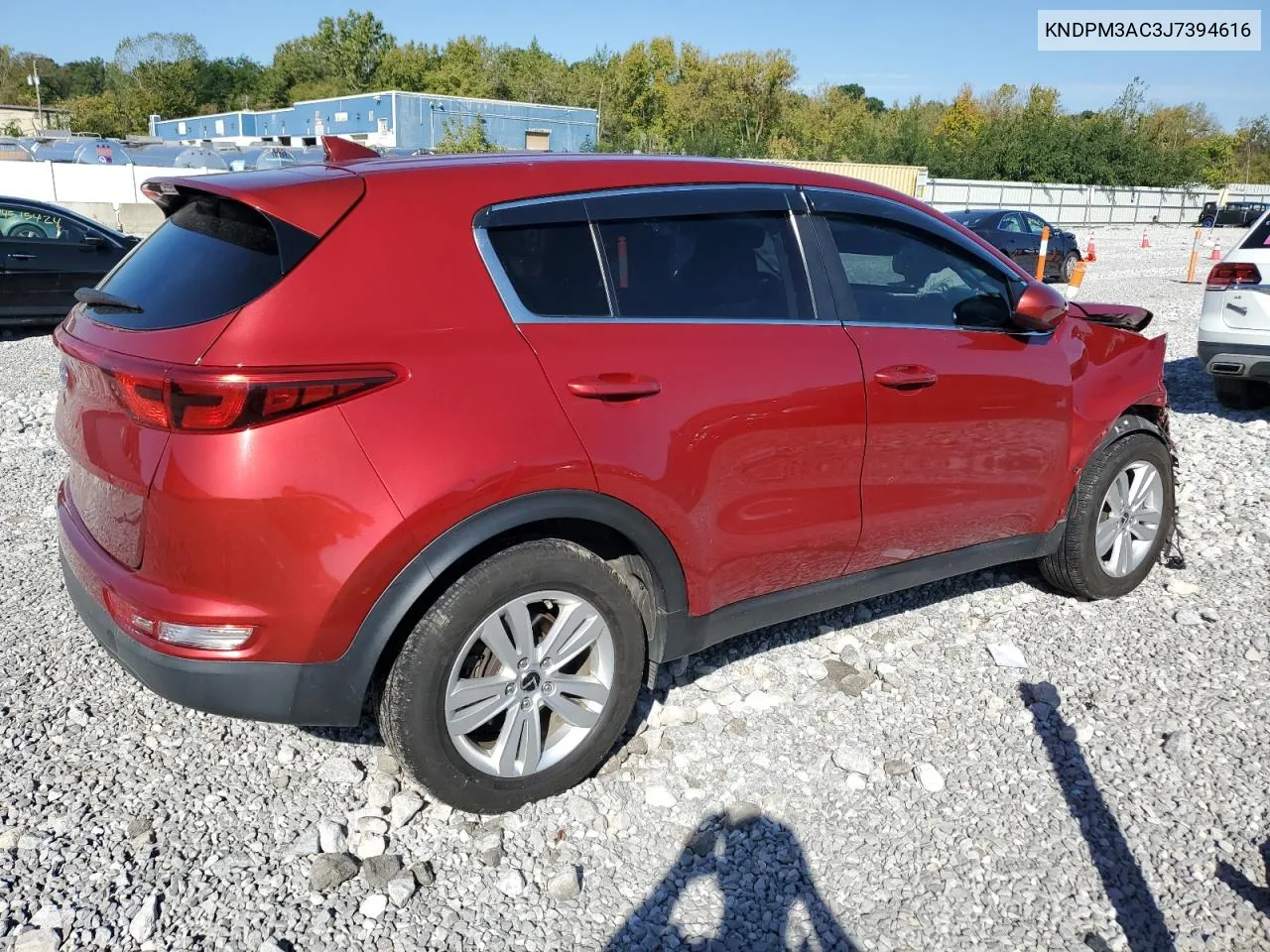 2018 Kia Sportage Lx VIN: KNDPM3AC3J7394616 Lot: 74428484