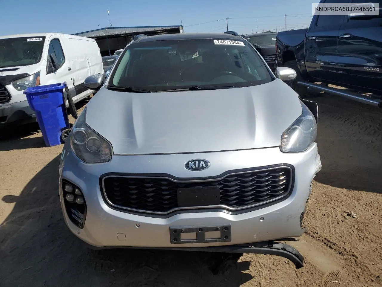 2018 Kia Sportage Sx VIN: KNDPRCA68J7446561 Lot: 74571304