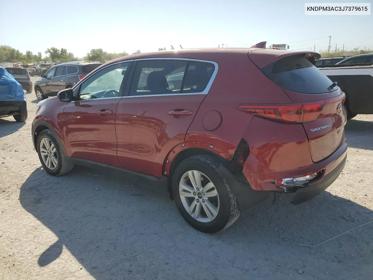 2018 Kia Sportage Lx VIN: KNDPM3AC3J7379615 Lot: 74586774