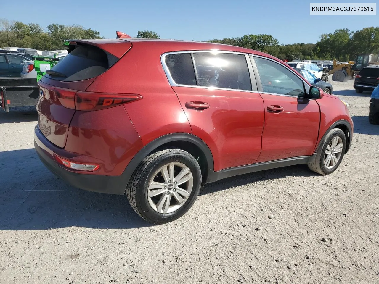 2018 Kia Sportage Lx VIN: KNDPM3AC3J7379615 Lot: 74586774