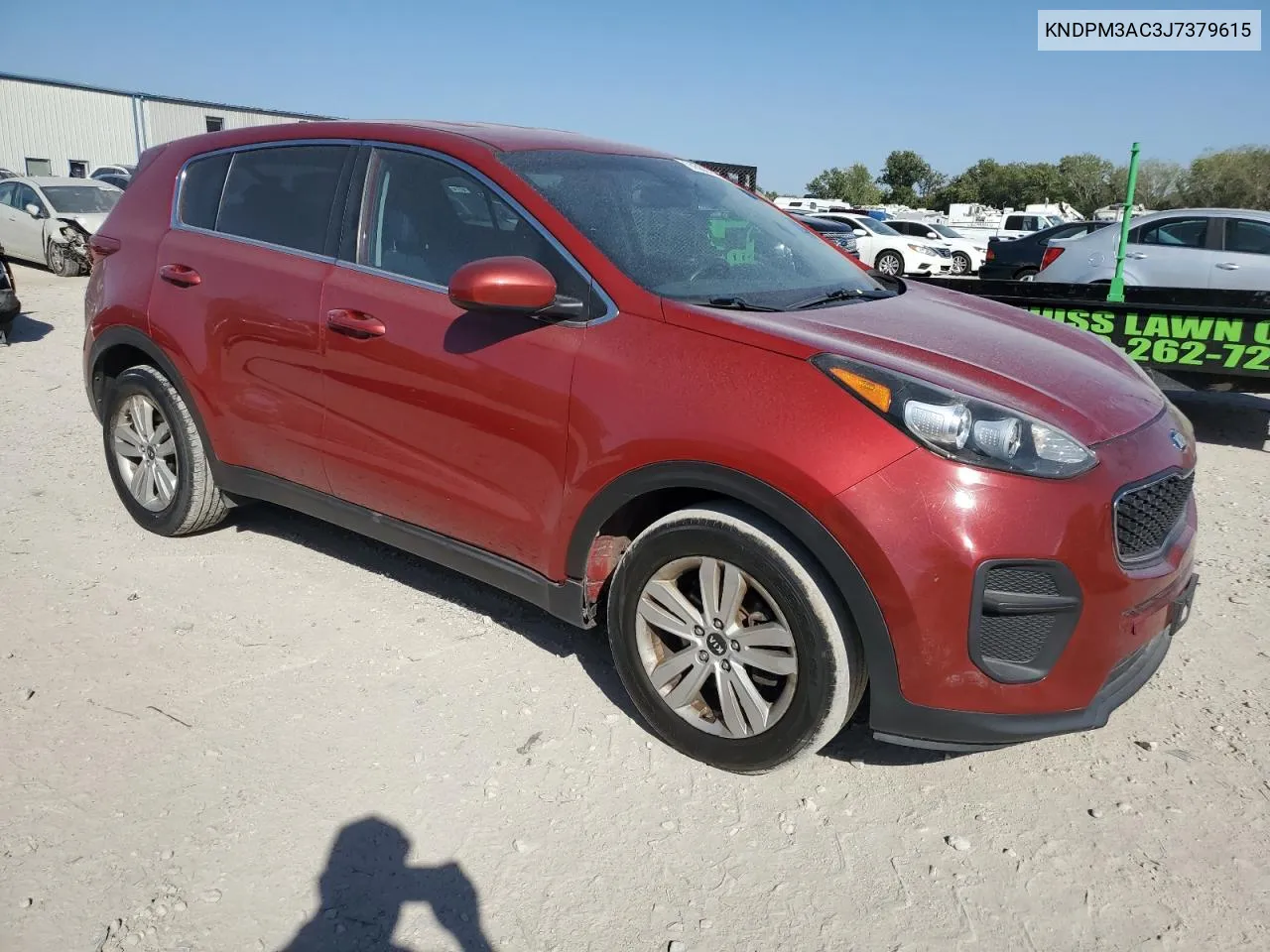 2018 Kia Sportage Lx VIN: KNDPM3AC3J7379615 Lot: 74586774