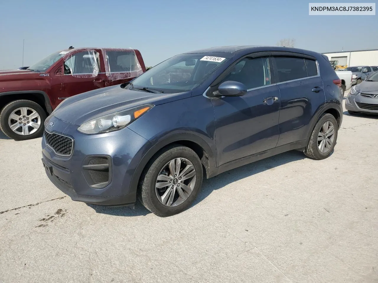 2018 Kia Sportage Lx VIN: KNDPM3AC8J7382395 Lot: 74741634