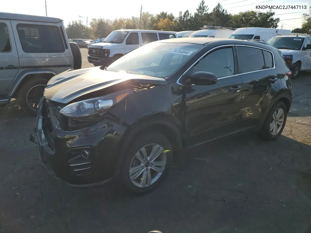 2018 Kia Sportage Lx VIN: KNDPMCAC2J7447113 Lot: 74754844