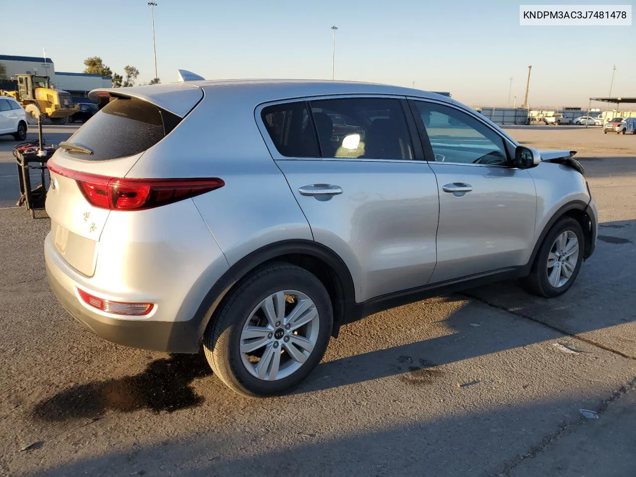 2018 Kia Sportage Lx VIN: KNDPM3AC3J7481478 Lot: 74836264