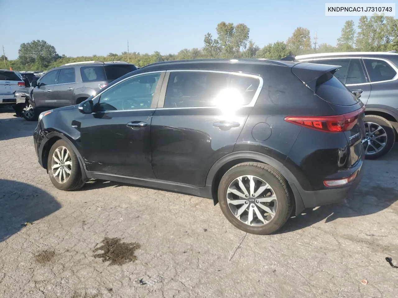 2018 Kia Sportage Ex VIN: KNDPNCAC1J7310743 Lot: 74848004