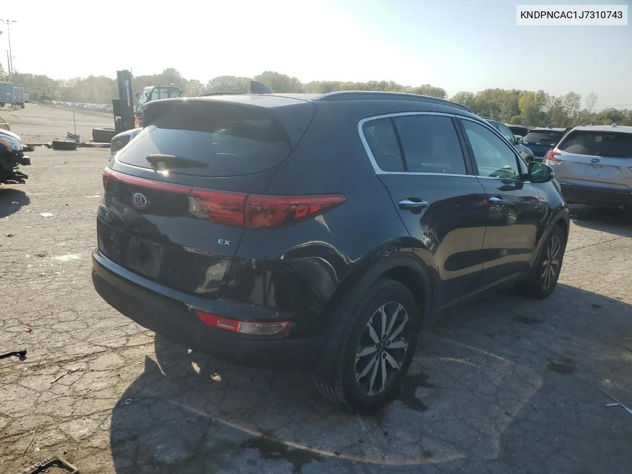 2018 Kia Sportage Ex VIN: KNDPNCAC1J7310743 Lot: 74848004