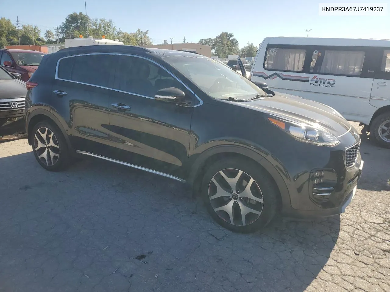 2018 Kia Sportage Sx VIN: KNDPR3A67J7419237 Lot: 74854324