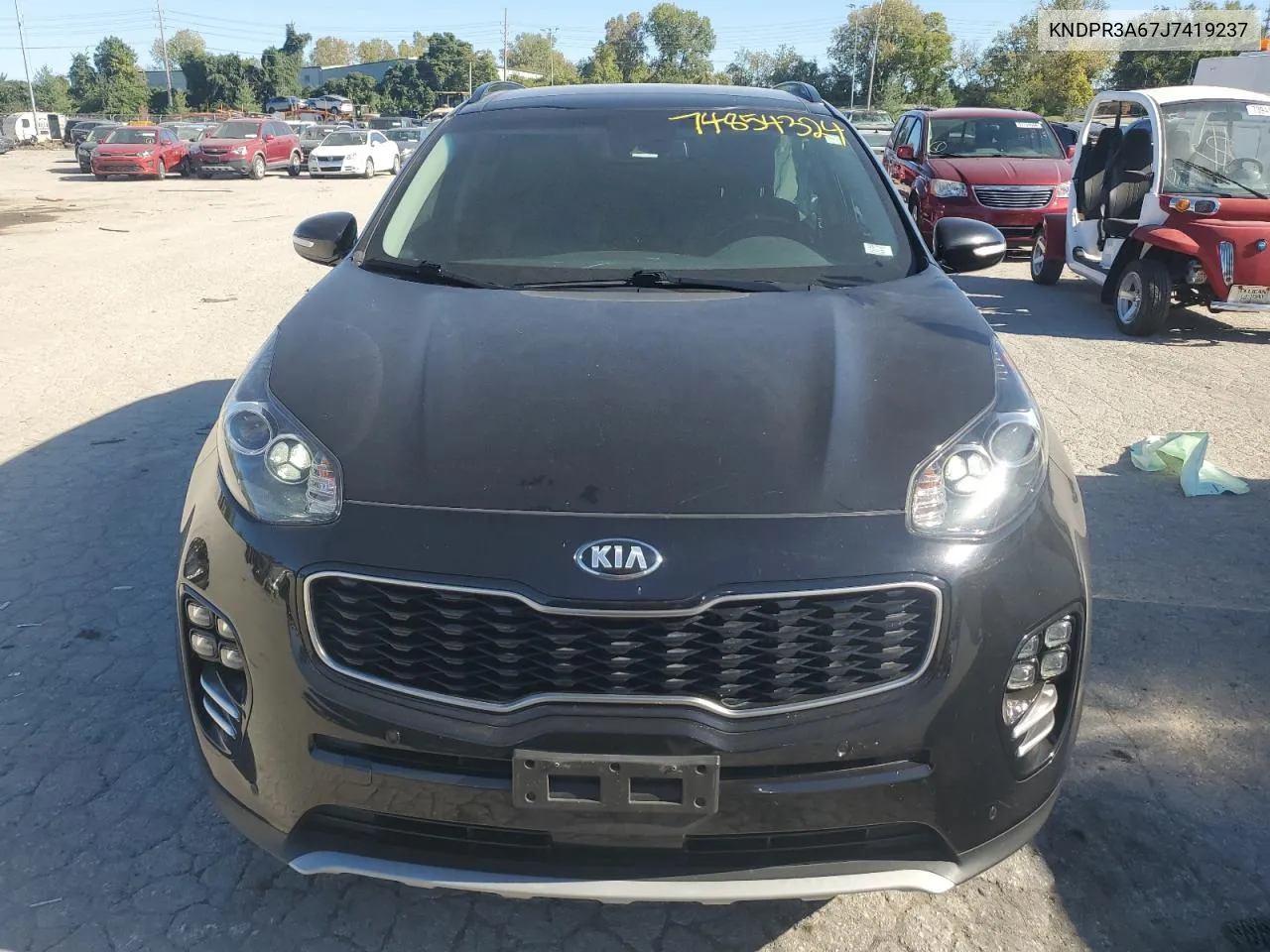 2018 Kia Sportage Sx VIN: KNDPR3A67J7419237 Lot: 74854324