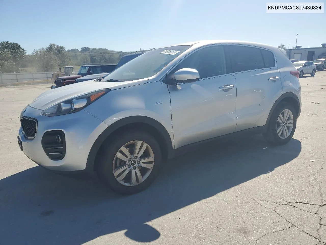 2018 Kia Sportage Lx VIN: KNDPMCAC8J7430834 Lot: 74885064