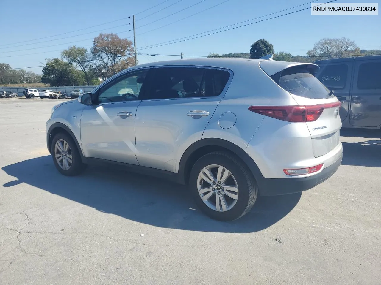 2018 Kia Sportage Lx VIN: KNDPMCAC8J7430834 Lot: 74885064