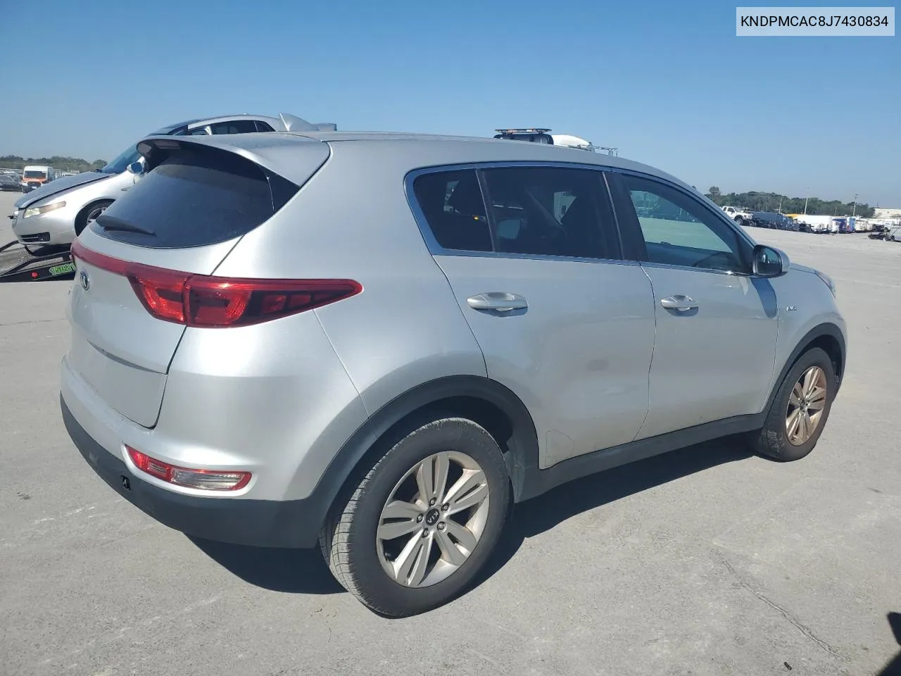 2018 Kia Sportage Lx VIN: KNDPMCAC8J7430834 Lot: 74885064