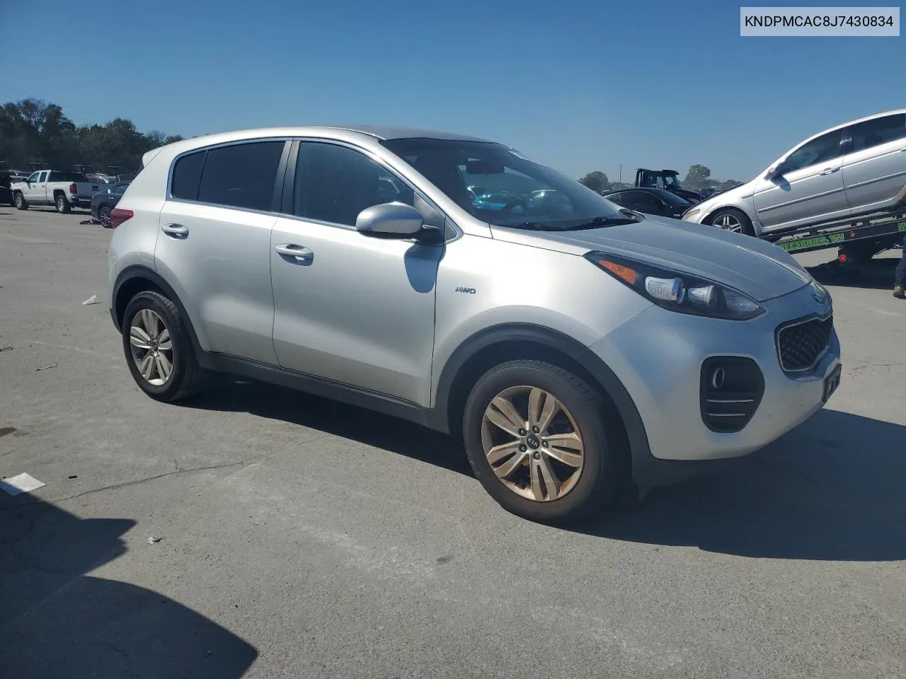 2018 Kia Sportage Lx VIN: KNDPMCAC8J7430834 Lot: 74885064