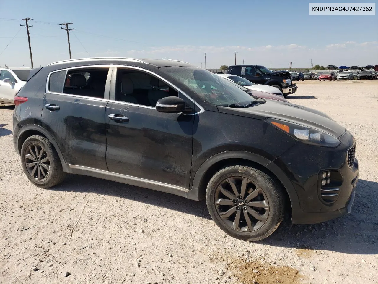 2018 Kia Sportage Ex VIN: KNDPN3AC4J7427362 Lot: 75094624