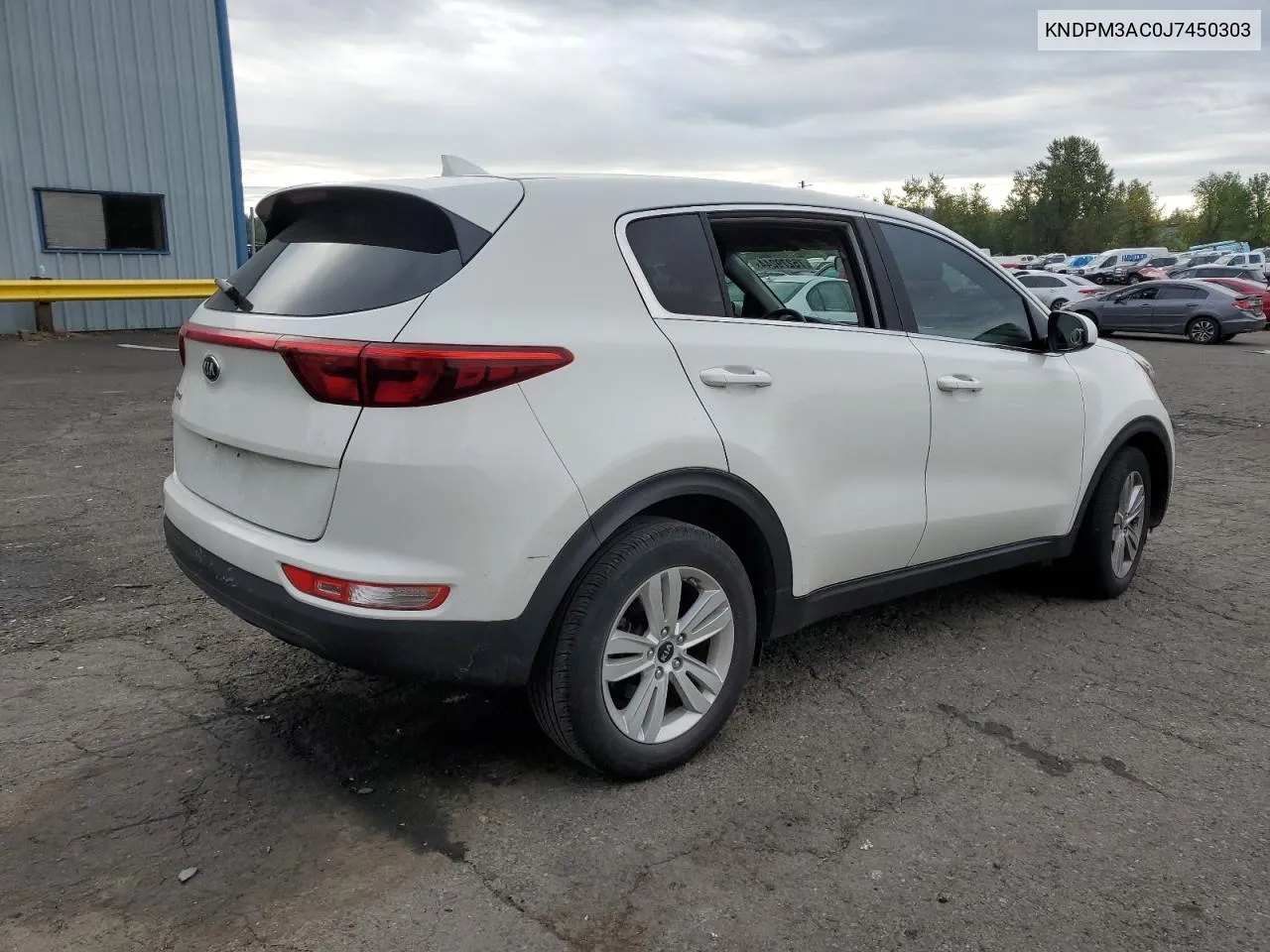 2018 Kia Sportage Lx VIN: KNDPM3AC0J7450303 Lot: 75279244