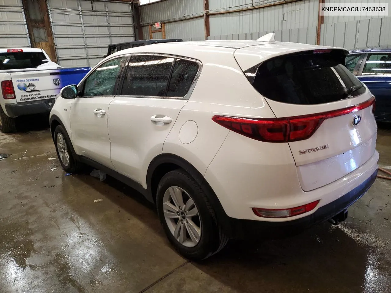 2018 Kia Sportage Lx VIN: KNDPMCAC8J7463638 Lot: 75500674