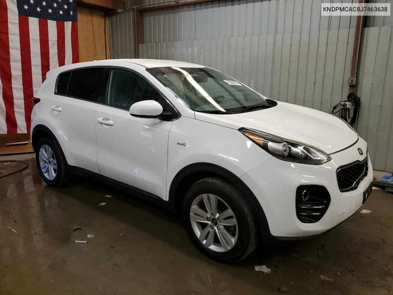 2018 Kia Sportage Lx VIN: KNDPMCAC8J7463638 Lot: 75500674