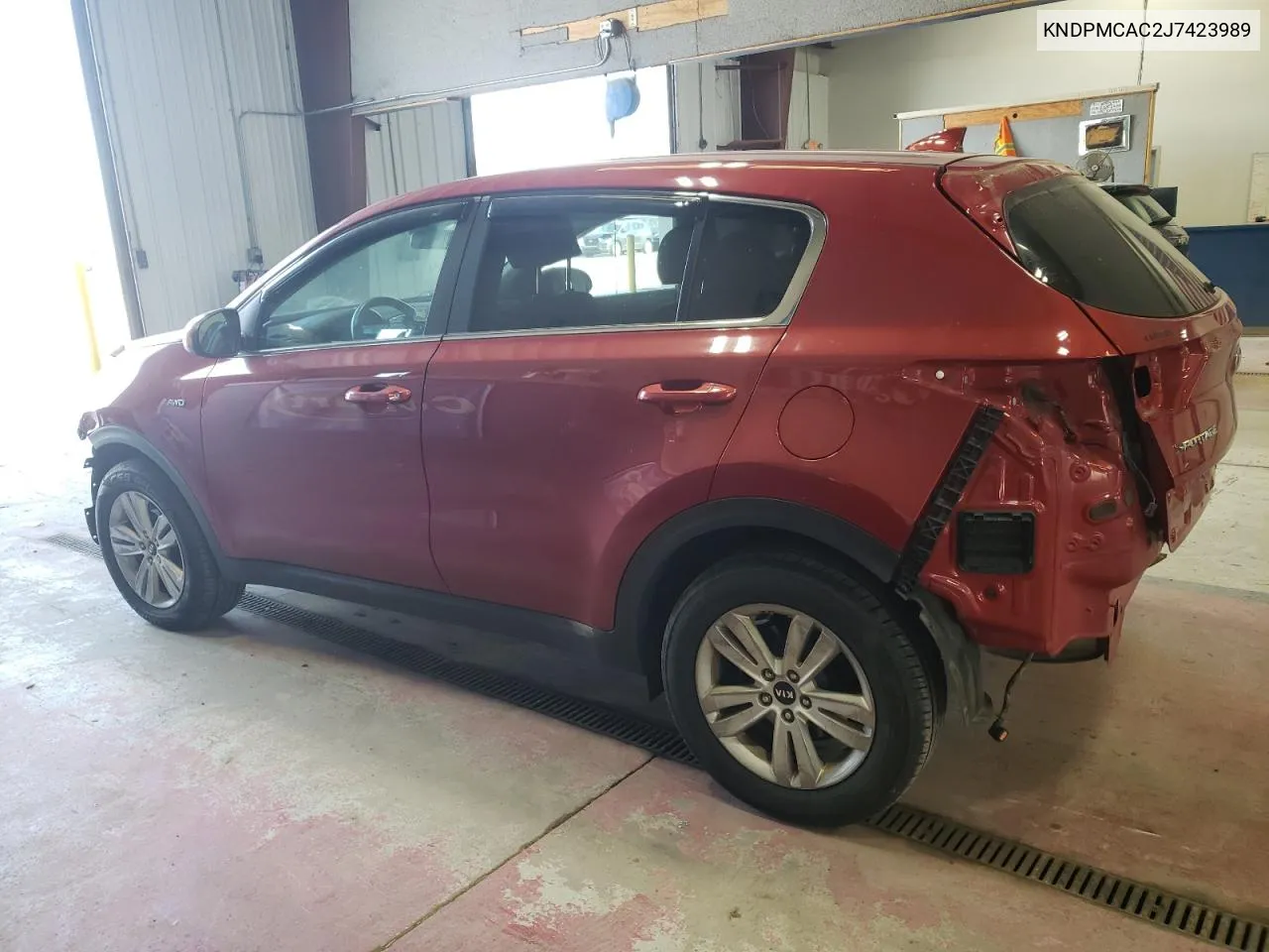 2018 Kia Sportage Lx VIN: KNDPMCAC2J7423989 Lot: 75547174