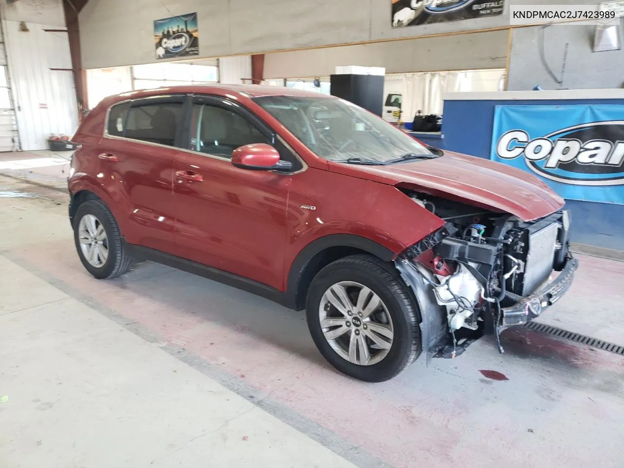 2018 Kia Sportage Lx VIN: KNDPMCAC2J7423989 Lot: 75547174