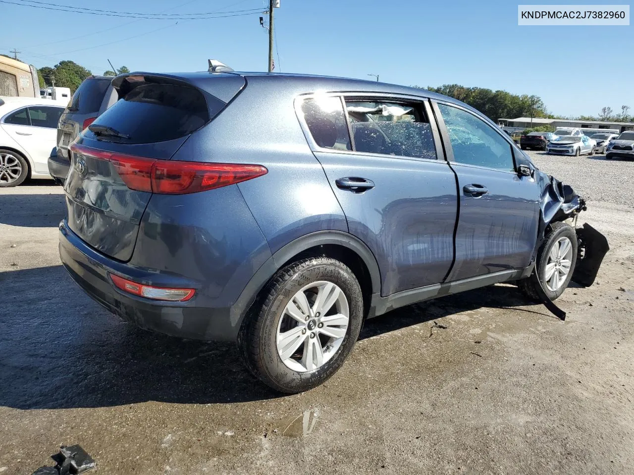 2018 Kia Sportage Lx VIN: KNDPMCAC2J7382960 Lot: 75634864