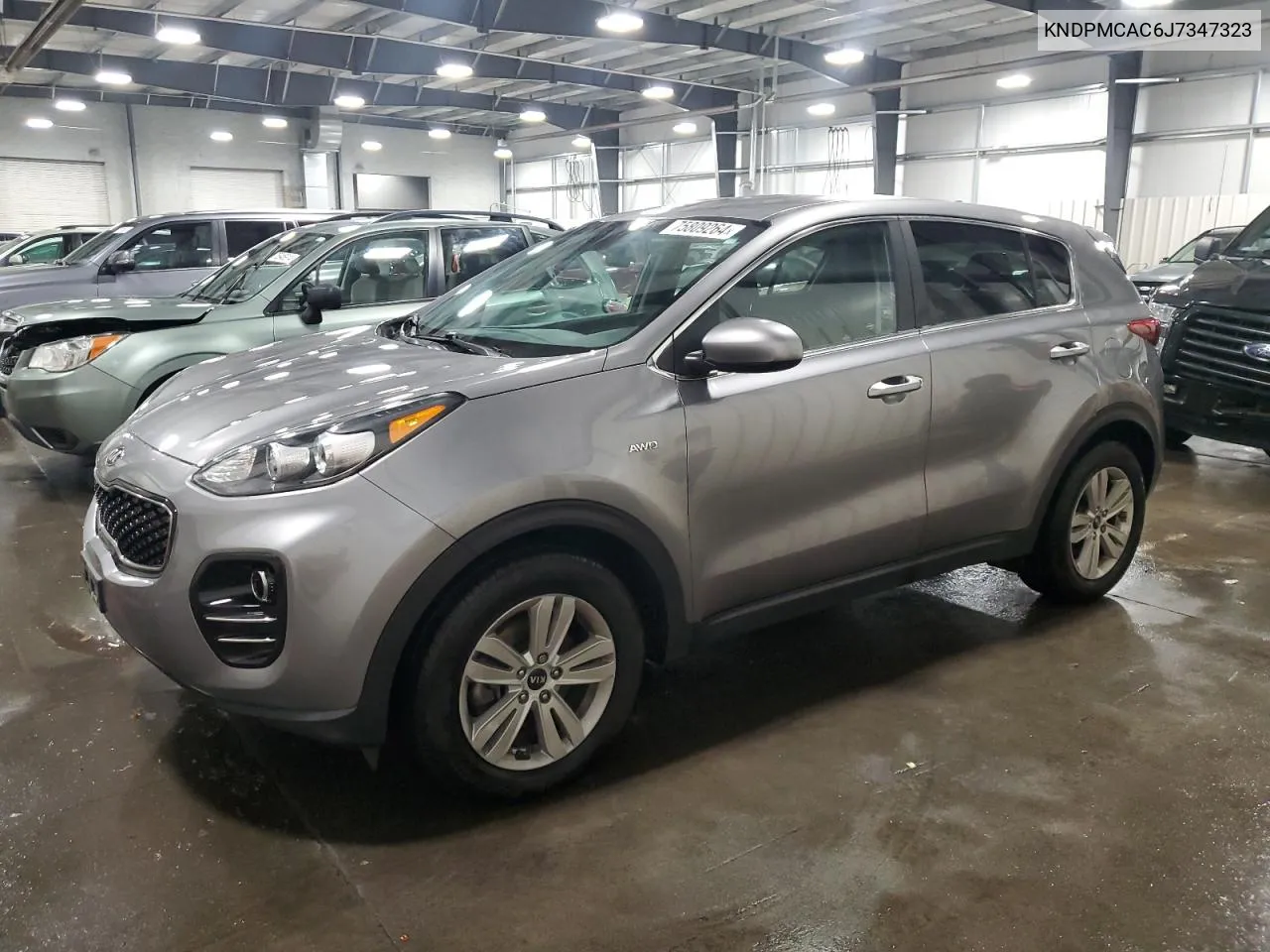 2018 Kia Sportage Lx VIN: KNDPMCAC6J7347323 Lot: 75809264