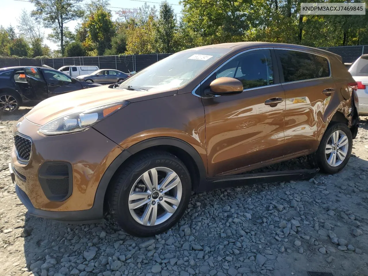 2018 Kia Sportage Lx VIN: KNDPM3ACXJ7469845 Lot: 75820794