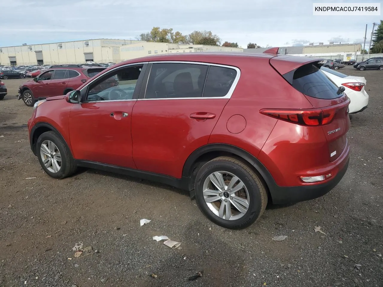 2018 Kia Sportage Lx VIN: KNDPMCAC0J7419584 Lot: 75829254