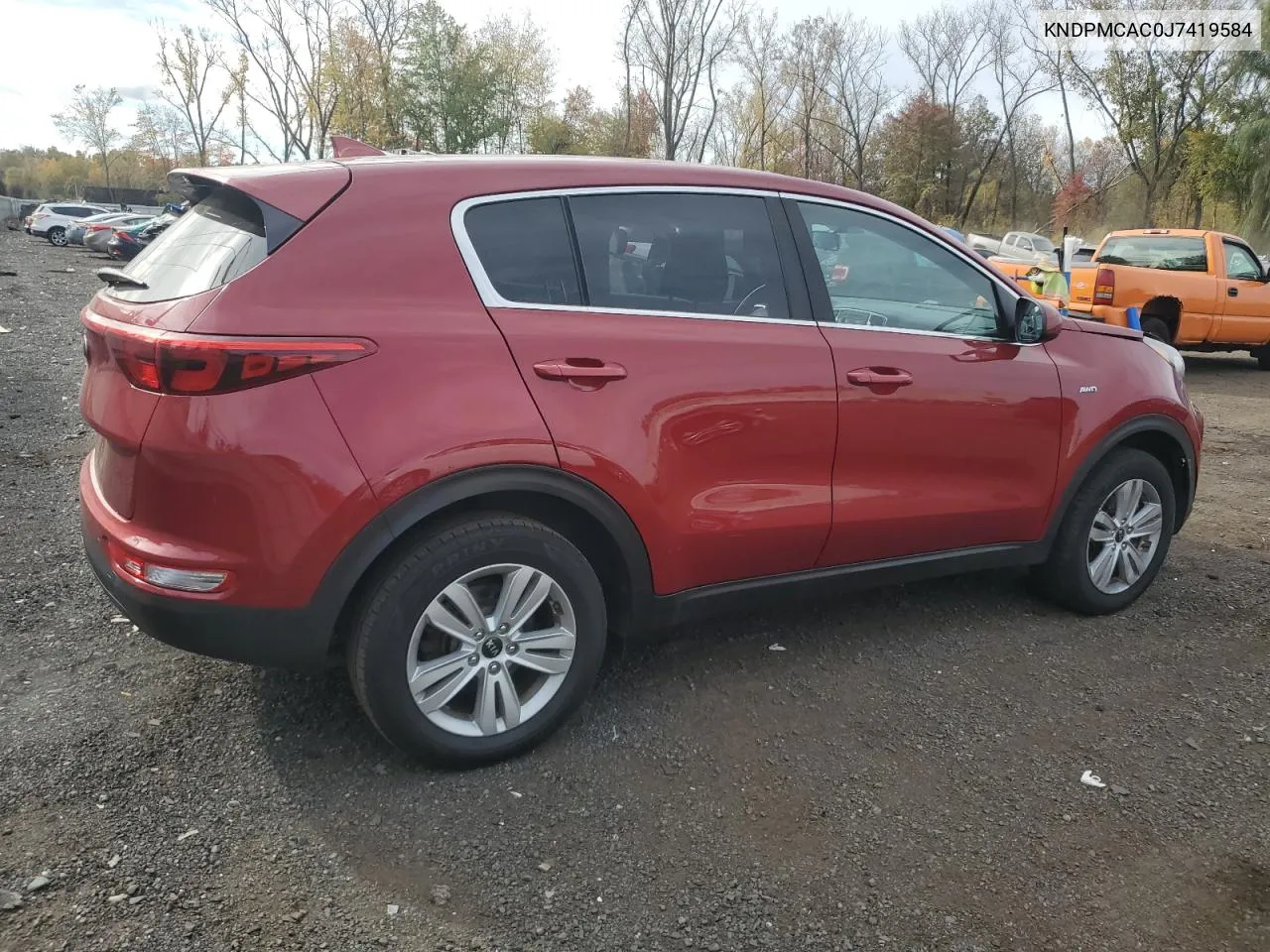 2018 Kia Sportage Lx VIN: KNDPMCAC0J7419584 Lot: 75829254