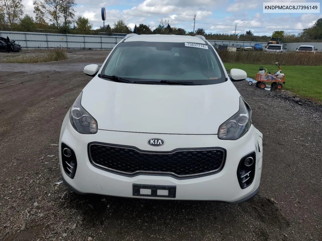 2018 Kia Sportage Lx VIN: KNDPMCAC8J7396149 Lot: 75837714