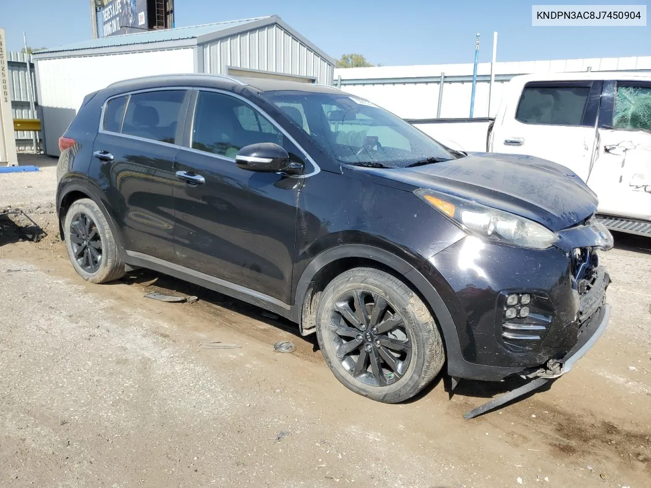 2018 Kia Sportage Ex VIN: KNDPN3AC8J7450904 Lot: 76091074