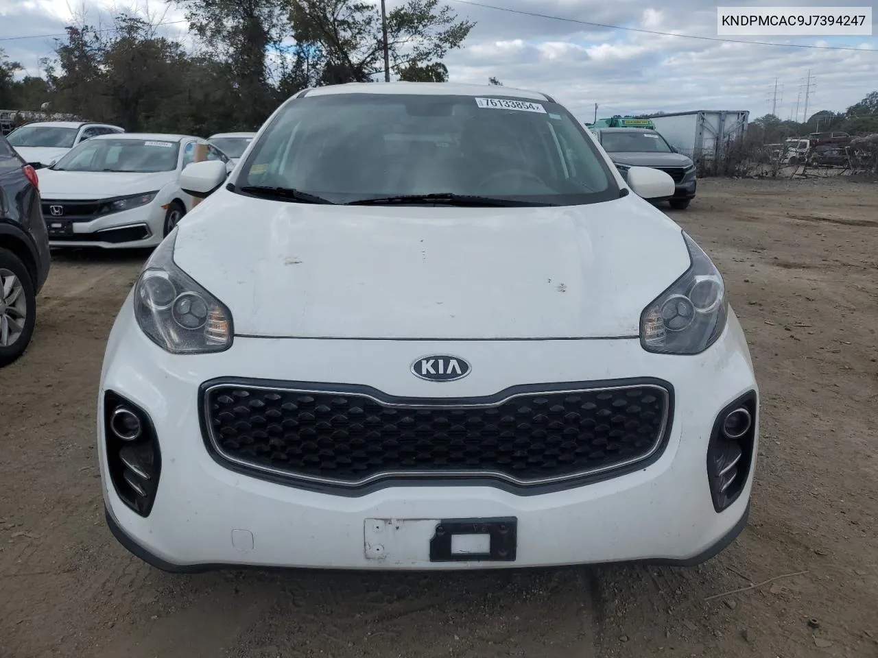 2018 Kia Sportage Lx VIN: KNDPMCAC9J7394247 Lot: 76133854