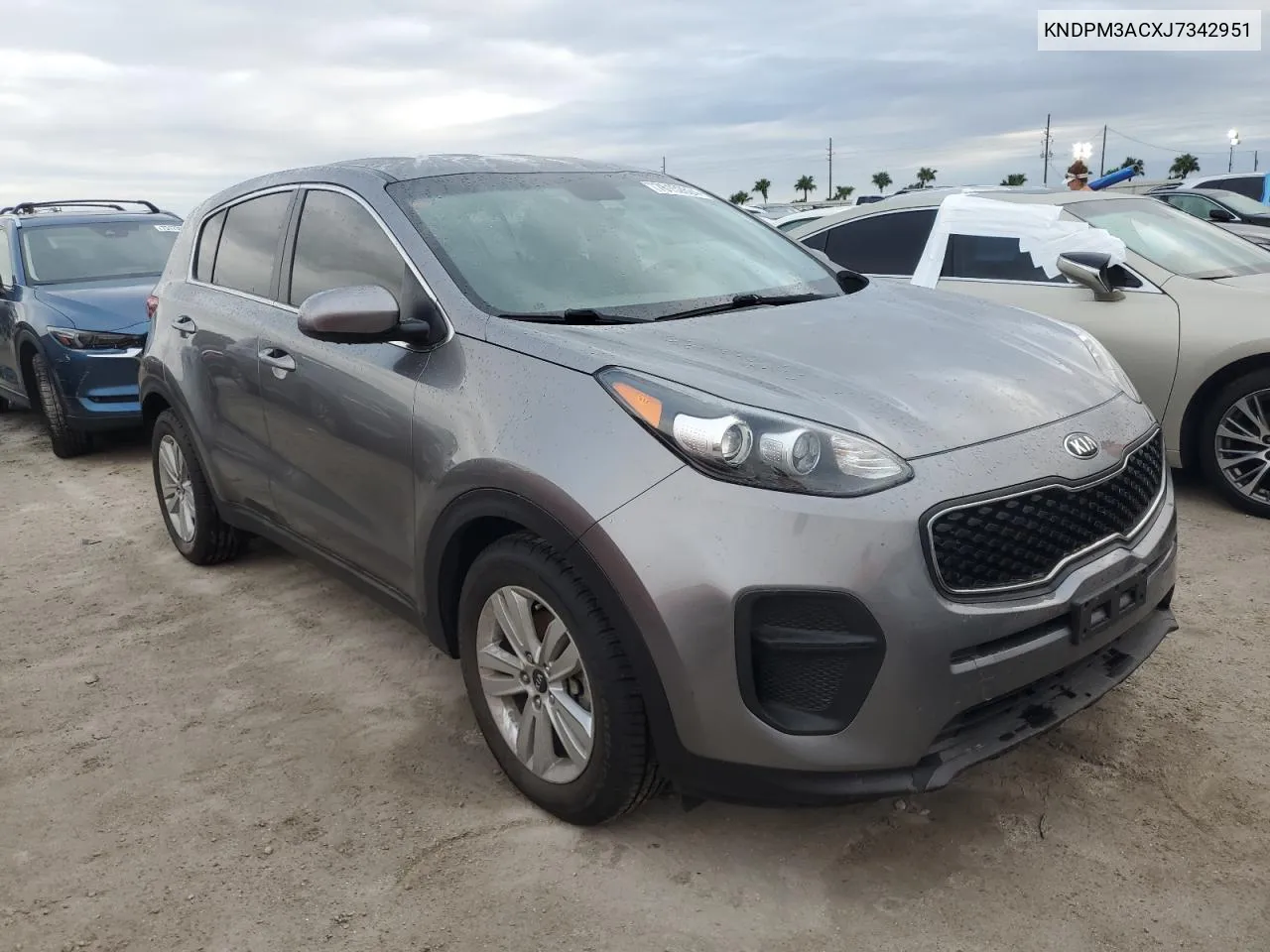 2018 Kia Sportage Lx VIN: KNDPM3ACXJ7342951 Lot: 76152624