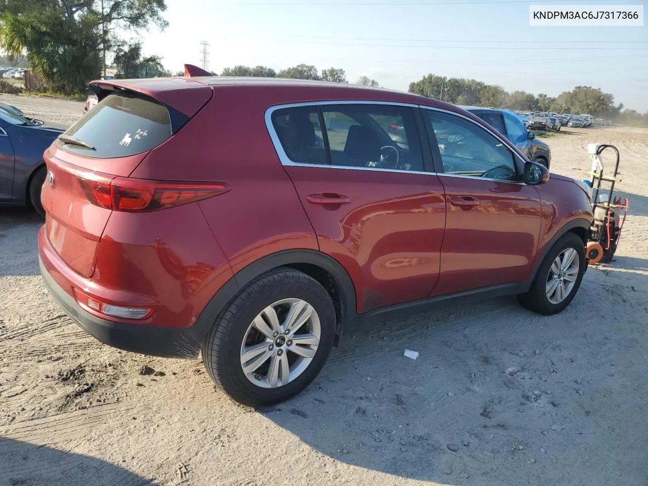 2018 Kia Sportage Lx VIN: KNDPM3AC6J7317366 Lot: 76238714