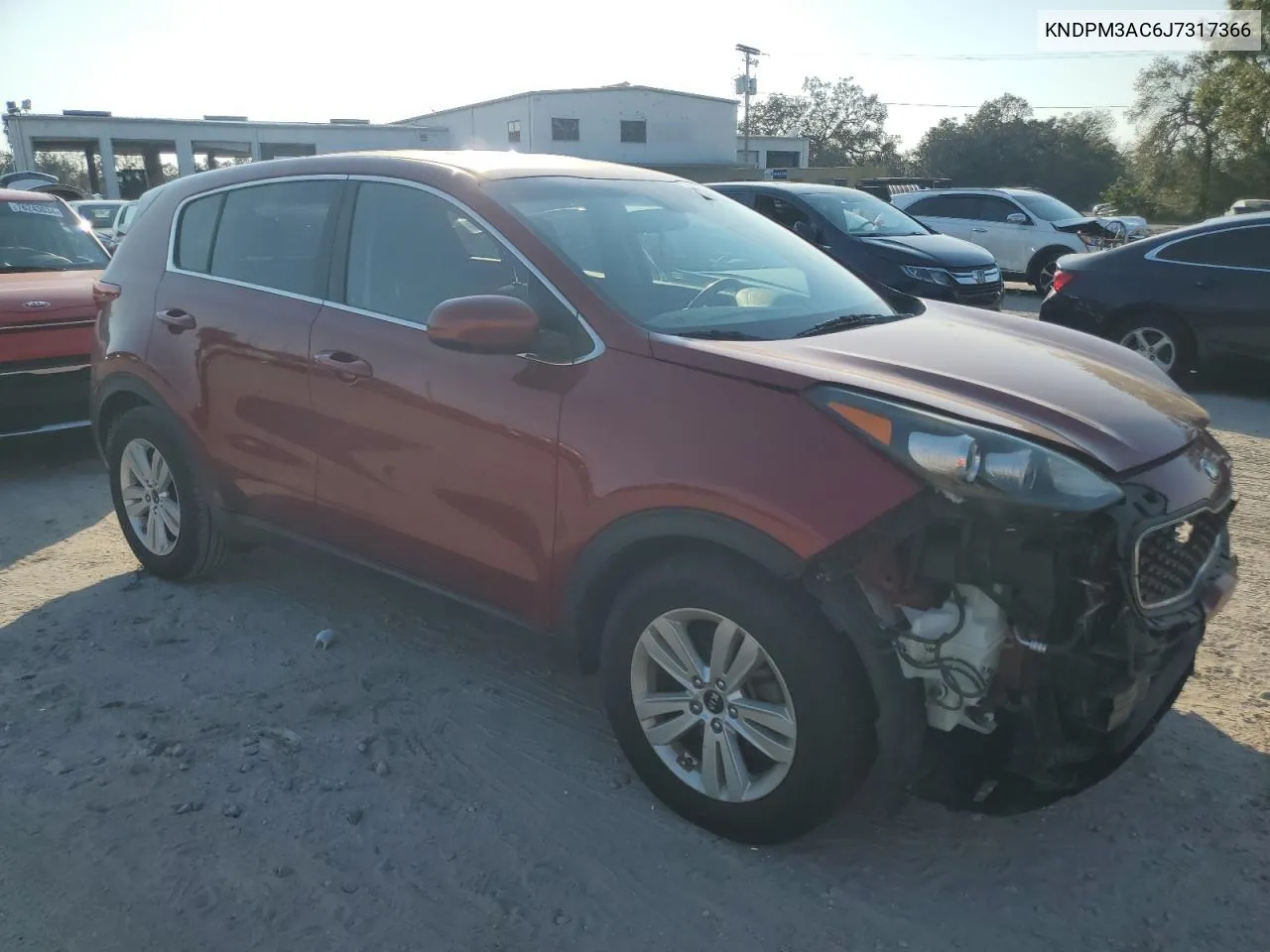 2018 Kia Sportage Lx VIN: KNDPM3AC6J7317366 Lot: 76238714