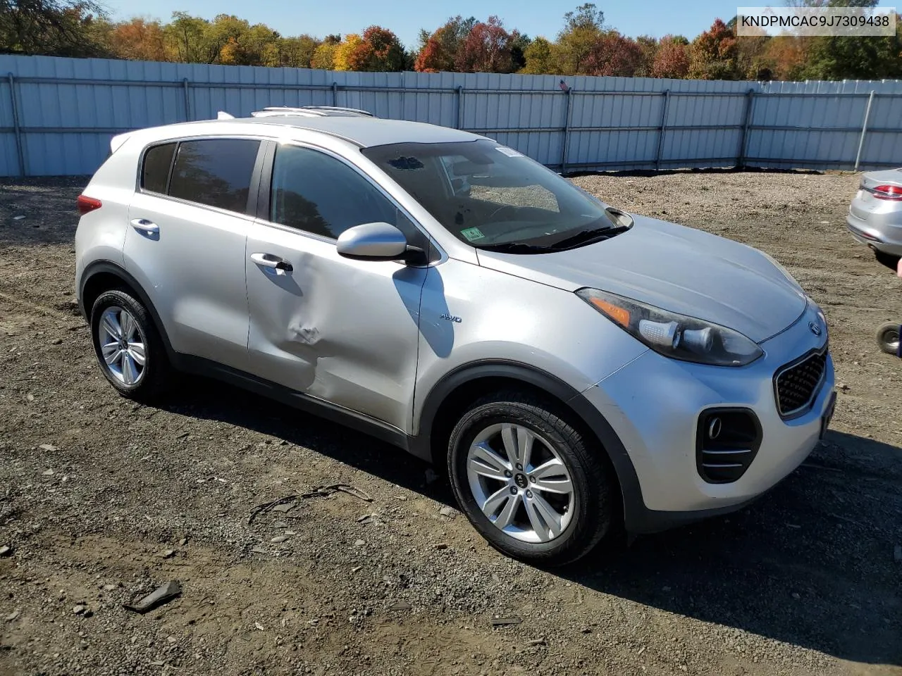 2018 Kia Sportage Lx VIN: KNDPMCAC9J7309438 Lot: 76316174