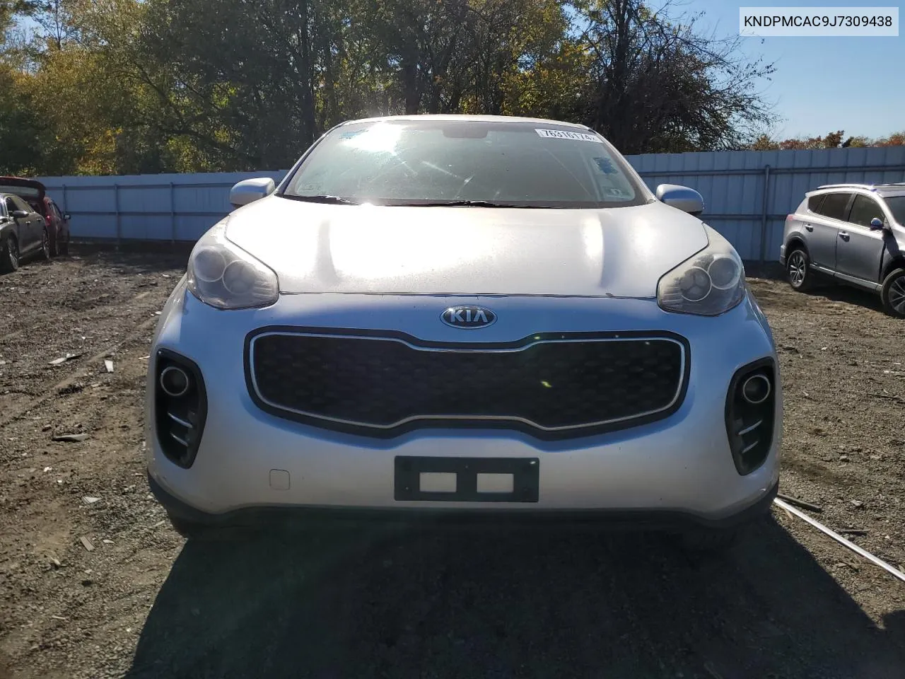 2018 Kia Sportage Lx VIN: KNDPMCAC9J7309438 Lot: 76316174