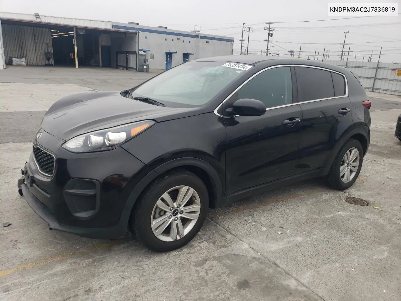 2018 Kia Sportage Lx VIN: KNDPM3AC2J7336819 Lot: 76337434