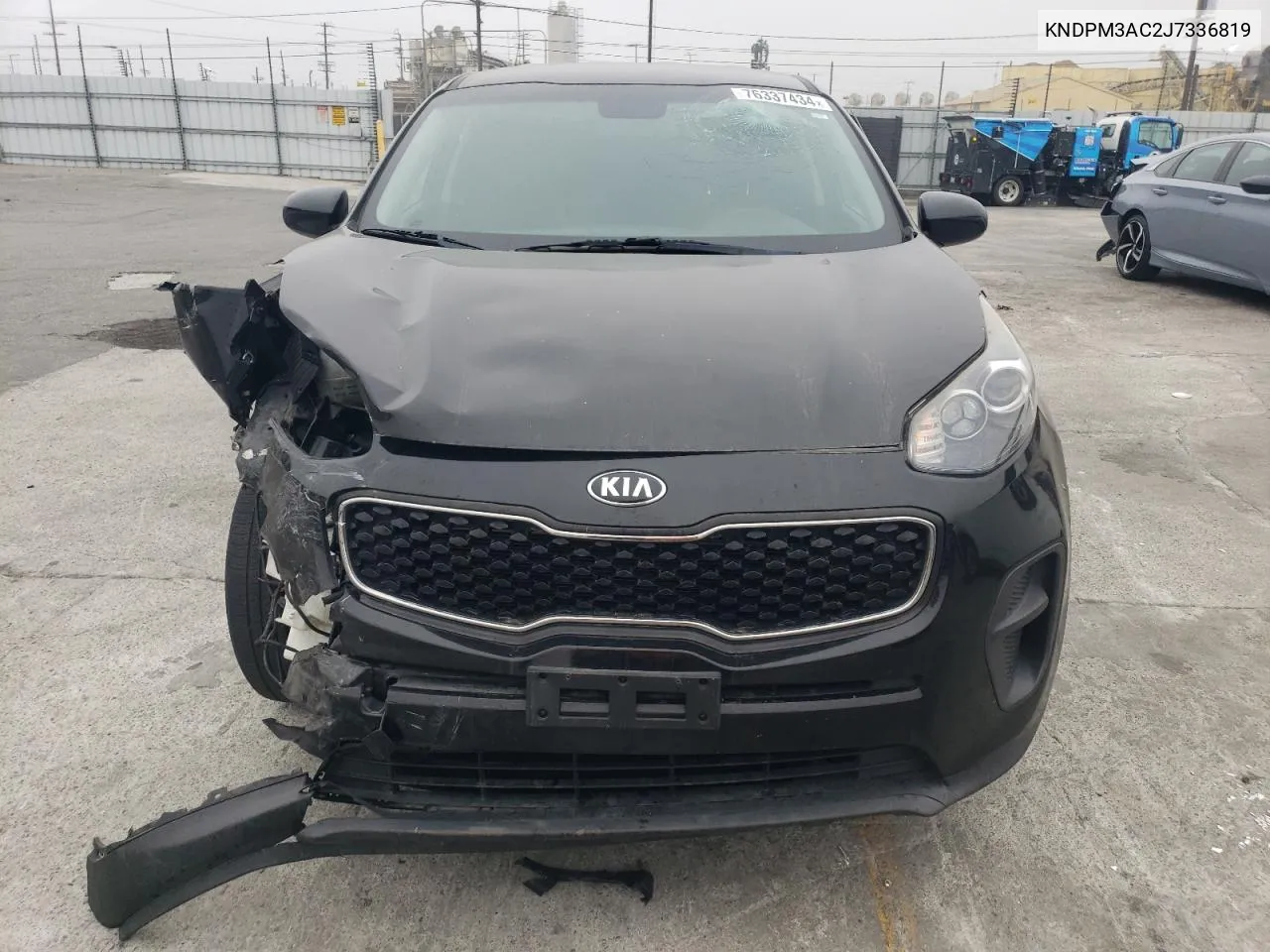 2018 Kia Sportage Lx VIN: KNDPM3AC2J7336819 Lot: 76337434