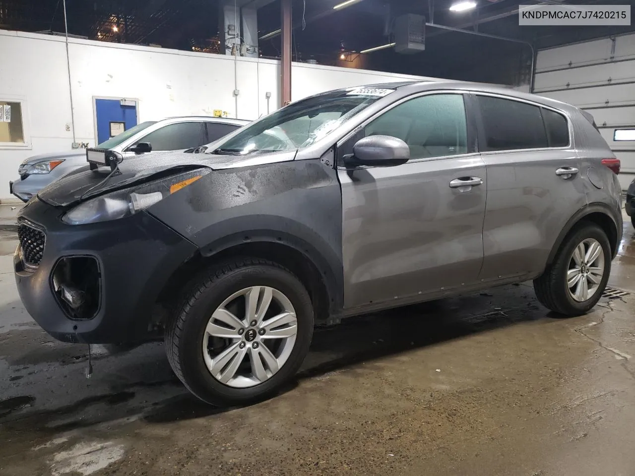 2018 Kia Sportage Lx VIN: KNDPMCAC7J7420215 Lot: 76353674