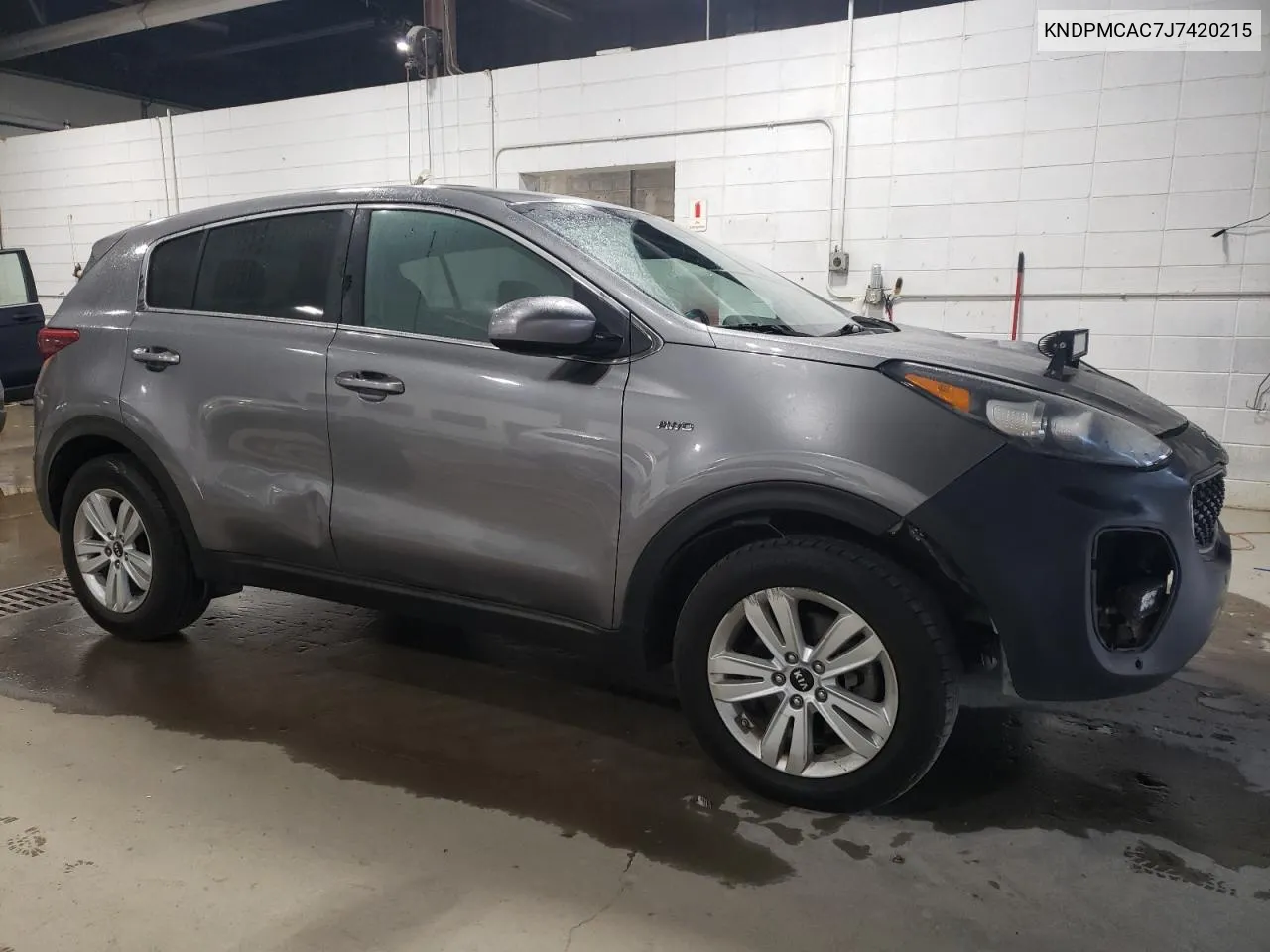 2018 Kia Sportage Lx VIN: KNDPMCAC7J7420215 Lot: 76353674