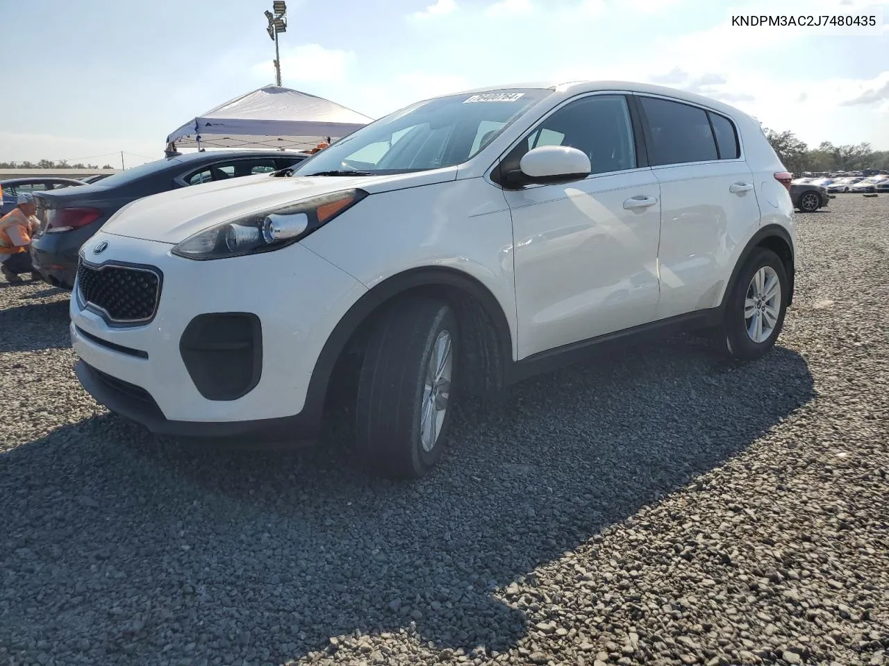 2018 Kia Sportage Lx VIN: KNDPM3AC2J7480435 Lot: 76400764